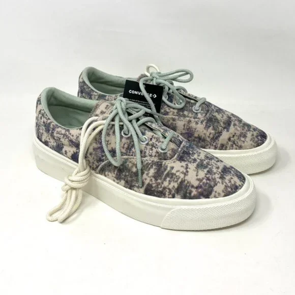 💖MEGA SALE💖Converse Skip Grip OX French Gray White Women Shoe Canvas 172578C - Picture 8 of 10